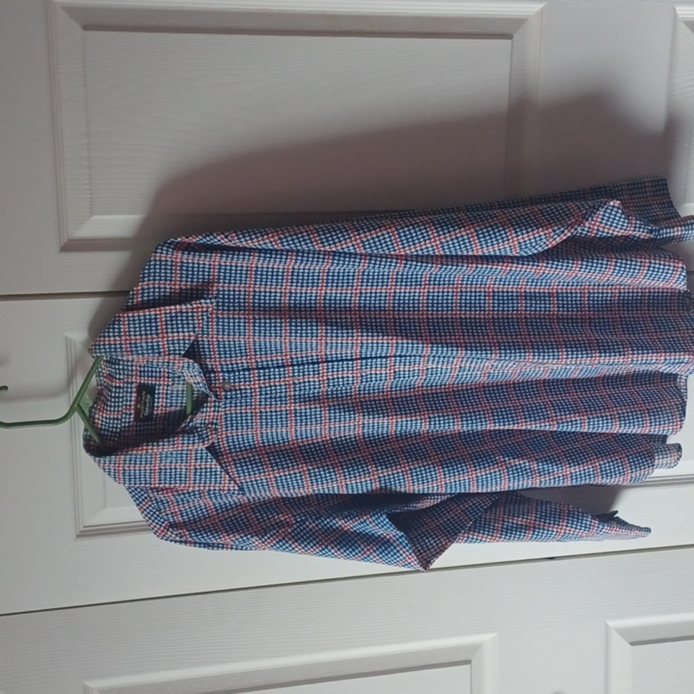 Vintage wide color trim taper fit extra large men's sports shirt